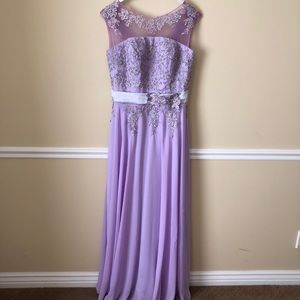Lavender prom dress. Never worn.